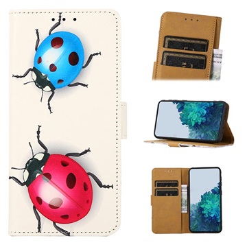 Etui-Portfel z Serii Glam Samsung Galaxy A73 5G - Biedronki