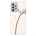 Etui-Portfel z Serii Glam Samsung Galaxy A73 5G - Sowy