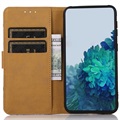 Samsung Galaxy S21 FE 5G Etui-Portfel Glam Series - Drzewo Kwitnące / Zieleń