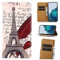 Etui-Portfel Glam Series - Sony Xperia 10 IV - Wieża Eiffla