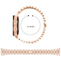 Samsung Galaxy Watch4/Watch4 Classic Glam Pasek ze Stali Nierdzewnej - Różowe Złoto
