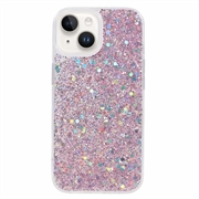 iPhone 15 Etui z TPU Glitter Flakes
