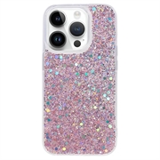 iPhone 15 Pro Etui z TPU Glitter Flakes