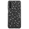 Hybrydowe Etui z Serii Glitter do Samsung Galaxy A13 5G - Czerń