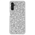 Hybrydowe Etui z Serii Glitter do Samsung Galaxy A13 5G - Srebrny