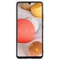 Hybrydowe Etui z Serii Glitter do Samsung Galaxy A42 5G - Czerń