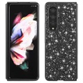 Hybrydowe Etui z Serii Glitter do Samsung Galaxy Z Fold3 5G - Czerń