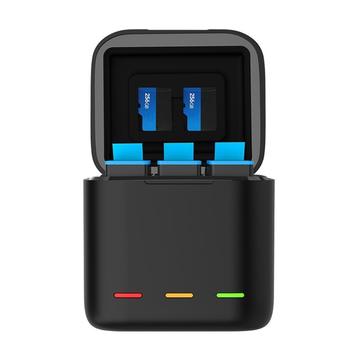3-gniazdowa ładowarka GoPro Hero 9 Telesin GP-BCG-901 z lampką LED
