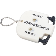 Licznik punktów golfowych dla 2 graczy - ręczny - biały