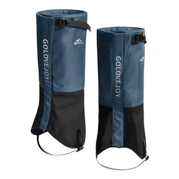 Wodoodporne getry Golovejoy HX39 - pluszowa podszewka do wędrówek, wspinaczki i jazdy na nartach - XL - Błękit / Czerń
