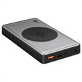 Powerbank z szybką ładowarką bezprzewodową Goobay 10000mAh - 2xUSB, USB-C