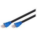 Goobay CAT 6 U/UTP Zewnętrzny Kabel LAN - 10m - Czarny