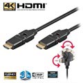 Kabel High Speed HDMI z Ethernet Goobay - Obrotowy - 2m