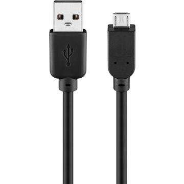Kabel Goobay Micro USB - 0,15 m - czarny