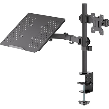 Uchwyt do monitora Goobay z ramieniem na laptopa - monitory 17-27", laptopy 10-15.6"