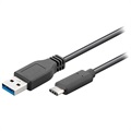 Goobay Kabel USB 3.0 / USB Typu C - 0.5m - Czarny