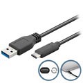 Goobay Kabel USB 3.0 / USB Typu C - 1m - Czarny