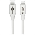 Goobay Kabel Danych i Ładowania USB-C / Lightning - 2m - Biel
