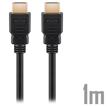 Kabel HDMI 2.1 8K Goobay Ultra High Speed - 1m - Czarny