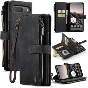 Google Pixel 10/10 Pro Wielofunkcyjne Etui-Portfel Caseme C30 - Czarne