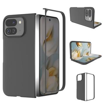 Google Pixel 10 Pro Fold Gumowane Etui z Tworzywa - Czarne