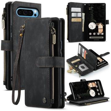 Google Pixel 10 Pro XL Wielofunkcyjne Etui-Portfel Caseme C30 - Czarne