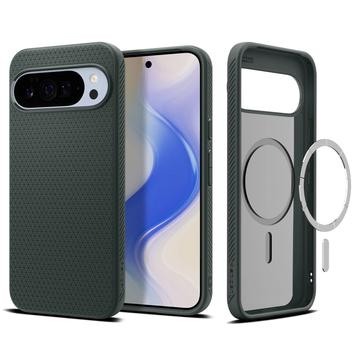 Etui z TPU MagSafe Google Pixel 10 Pro XL Spigen Liquid Air Mag - Otchłań zieleni