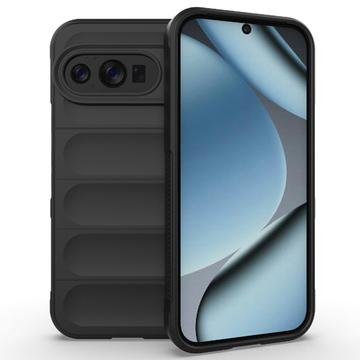 Google Pixel 10/10 Pro Etui z TPU Rugged - Czerń