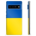 Etui TPU Flaga Ukrainy - Google Pixel 6 Pro - Żółć i błękit