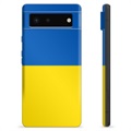 Etui TPU Flaga Ukrainy - Google Pixel 6 - Żółć i błękit