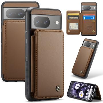 Etui Caseme C22 na karty RFID do Google Pixel 8 - brązowe