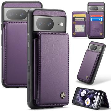 Etui Caseme C22 na karty RFID do Google Pixel 8 - fioletowe