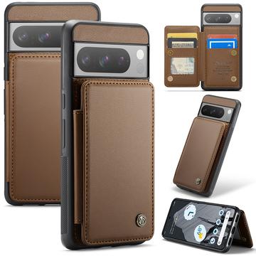 Etui Caseme C22 na karty RFID do Google Pixel 8 Pro - brązowe