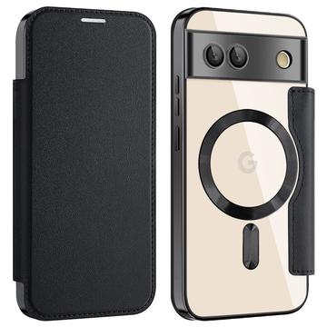 Google Pixel 8a Etui z klapką i kieszenią na kartę - kompatybilny z MagSafe - czarny
