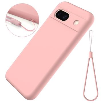 Google Pixel 8a Etui z Płynnego Silikonu - Róż