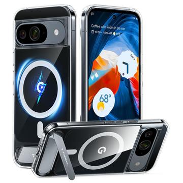 Etui Google Pixel 9/9 Pro Torras Pstand - kompatybilne z MagSafe - przezroczyste