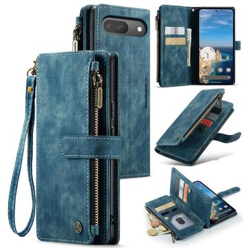 Google Pixel 9/9 Pro Wielofunkcyjne Etui-Portfel Caseme C30 - Błękit