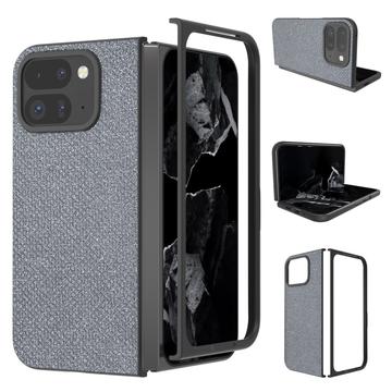 Google Pixel 9 Pro Fold Hybrydowe etui z teksturą kryształu górskiego - Szary