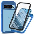 Google Pixel 9 Pro XL Etui z Serii 360 Protection - Błękit / Przezroczyste