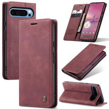 Google Pixel 9 Pro XL Etui z Portfelem Caseme 013 - Czerwone Wino