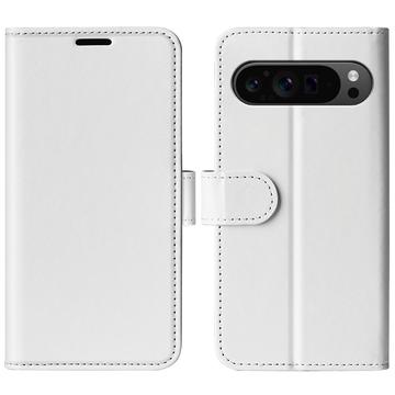 Google Pixel 9 Pro XL Etui z Portfelem z Magnetycznym Zamknięciem - Biel