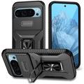 Google Pixel 9/9 Pro Hybrydowe Etui z Pierścieniem Obrotowym z Osłoną Aparatu