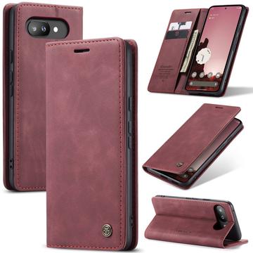 Google Pixel 9a Etui z Portfelem Caseme 013 - Czerwone Wino