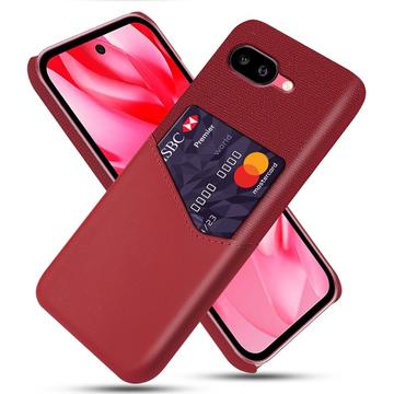Google Pixel 9a Etui KSQ z Miejscem na Kartę - Czerwień