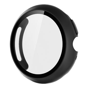Google Pixel Watch 4 Etui z Tworzywa z Hartowane Szkło Ochronne - 45mm - Czerń
