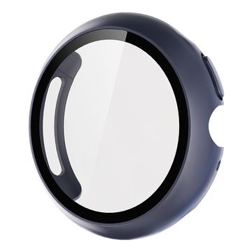 Google Pixel Watch 4 Etui z Tworzywa z Hartowane Szkło Ochronne - 45mm - Błękit