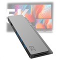 Hub 8-w-1 z Dwoma Portami USB-C Green Cell Connect60 do MacBooka