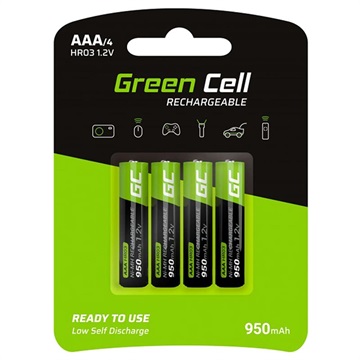 Akumulatory AAA Green Cell HR03 - 950mAh - 1x4