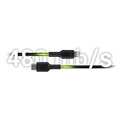 Pleciony Kabel USB-C / Lightning Green Cell Power Stream - 1m - Czarny