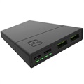 Powerbank Green Cell PowerPlay10 10000mAh - USB-C PD, 2x USB-A - Czarny